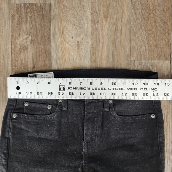 GAP‎ Women Black Classic Straight Mid Rise Petite Jeans Size 26 Petite - Picture 5 of 12
